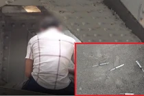 Đáng lo con nghiện chích ma túy giữa ban ngày ở cầu Long Biên