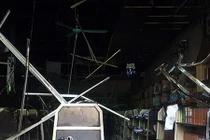 Ảnh: Hiện trường lửa thiêu rụi nhà sách ở Hà Nội