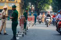 Phong toả khu trung tâm Sài Gòn, hàng trăm cảnh sát diễn tập quy mô lớn