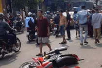 Thanh niên nghi giật giây chuyền người đi đường rồi gây tai nạn tử vong