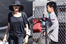 Con trai Maddox bất ngờ đến thăm mẹ Jolie tại trường quay