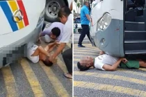 Người đàn ông suýt chết dưới gầm xe và sự tử tế của người lạ...