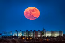 Hình ảnh nguyệt thực toàn phần đẹp rạng rỡ nhất vừa diễn ra