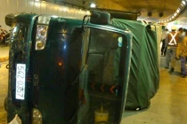 Phong tỏa hầm vượt sông lớn nhất Đông Nam Á