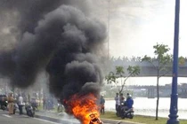 Phong tỏa hầm vượt sông lớn nhất Đông Nam Á