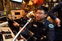 Nội thất hơi bí trong tàu ngầm số 1 của Hàn Quốc