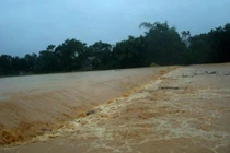 Sông Srêpok mực nước lên cao, dễ gây lũ lớn