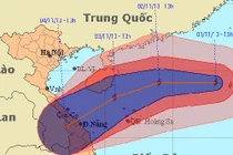 Bão số 12 giật cấp 15 sắp vào tàn phá miền Trung