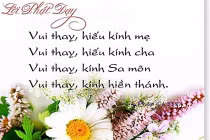 Kinh Pháp Cú qua hình bông hoa dễ thương 