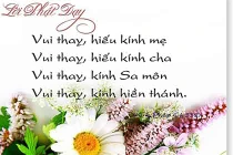 Kinh Pháp Cú qua hình bông hoa dễ thương 