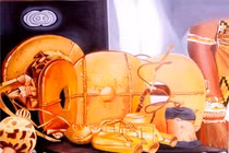 Bí ẩn chiếc ghế vàng ròng đến từ thiên đường 