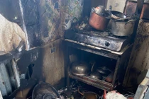 Bình Thuận: Cháy nhà do sự cố bình gas