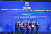 Toàn cảnh Lễ Công bố Quy hoạch tỉnh Quảng Nam thời kỳ 2021-2030