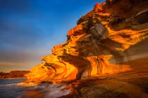 Chiêm ngưỡng đá sa thạch có hoa văn tuyệt đẹp của Painted Cliffs