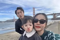 Đàm Thu Trang lần 2 mang thai: Nhan sắc mặn mà, chồng cưng chiều