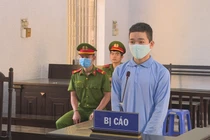 Bị cáo Hải tại phiên tòa.