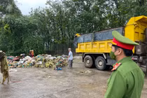 Huế: Công ty cao su Huy Anh xả thải trái phép ra môi trường