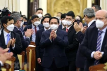 Thủ tướng Phạm Minh Chính gặp các đối tác quốc tế hỗ trợ vắc xin cho Việt Nam