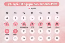 Chốt lịch nghỉ Tết Nguyên đán Tân Sửu của học sinh tại Hà Nội