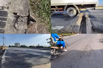 Dân ngán ngẩm đường tránh BOT qua TP Thanh Hoá xuống cấp 