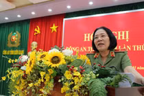 Nữ Thiếu tướng Công an đầu tiên Bùi Tuyết Minh nghi hưu