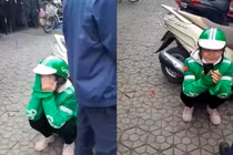 Đau xót cảnh nữ tài xế Grab khóc nức nở giữa phố vì bị khách lừa