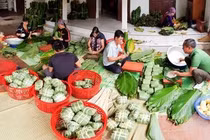 Tết ở làng bánh chưng nổi tiếng Phú Thọ