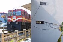 Hà Nội: Xây nhà trùm lên dây tín hiệu đường sắt Bắc Nam