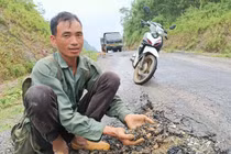 Vụ đường 70 tỷ đồng vừa làm xong “nát như tương“: Phát hiện 13 điểm hư hỏng