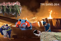 Tin sáng 26/4: Cháy lớn tại Nhà máy sợi, Cụm công nghiệp Phú Cường