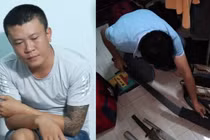 Rợn người kho vũ khí băng nhóm cho vay nặng lãi