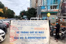 Bãi xe lậu ga tàu Cát Linh thu tiền gấp 2 quy định