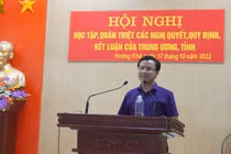 Hà Tĩnh: Bí thư huyện Hương Khê được điều động làm Giám đốc Sở TN&MT