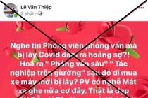 Luật sư Lê Văn Thiệp bị phạt 8 triệu đồng vì xúc phạm nữ phóng viên mắc COVID-19