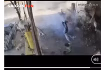 Video: Lốp xe ô tô phát nổ kinh hoàng, chủ gara tử vong tại chỗ