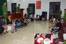 Triệt phá ổ nhóm phê ma túy vừa bán dâm ở Hà Nam 