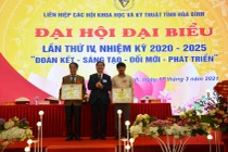 Đồng chí Bùi Văn Thắng được bầu làm Chủ tịch Liên hiệp Hội ở Hòa Bình