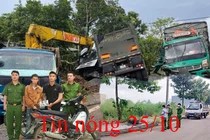 Tin nóng 25/10: Thi thể người đàn ông chết cháy bên vệ đường