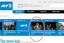 Tin đại tướng Võ Nguyên Giáp mất tràn ngập báo mạng quốc tế