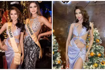 Thùy Tiên tiếp tục mặc táo bạo tại Miss Grand International 2021