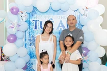 Phạm Quỳnh Anh hội ngộ chồng cũ mừng sinh nhật con gái út