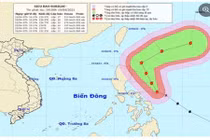 Do ảnh hưởng siêu bão Surigae, Bắc Biển Đông sóng biển cao 4m