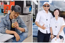 Quý Bình đăng ảnh như ông chú, vợ bình luận bất ngờ