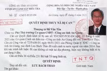 Truy nã đặc biệt nguy hiểm nguyên Tổng Giám đốc Công ty CP Việt An