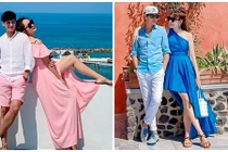 Thời trang ăn ý đẹp gây mê của cặp đôi Lý Hải - Minh Hà