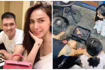 Thủy Tiên khoe khoảnh khắc bình yên bên chồng con 