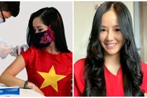 Diva Hồng Nhung tiêm vắc xin của Việt Nam Nano Covax