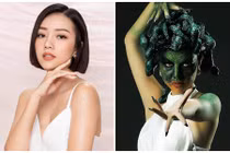 “Nữ hoàng Halloween” Băng Di hóa quái vật Medusa 