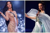 Kim Duyên và dàn thí sinh diện váy dạ hội thi bán kết Miss Universe
