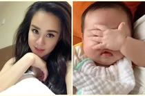 Vy Oanh khoe con mới sinh cực đáng yêu